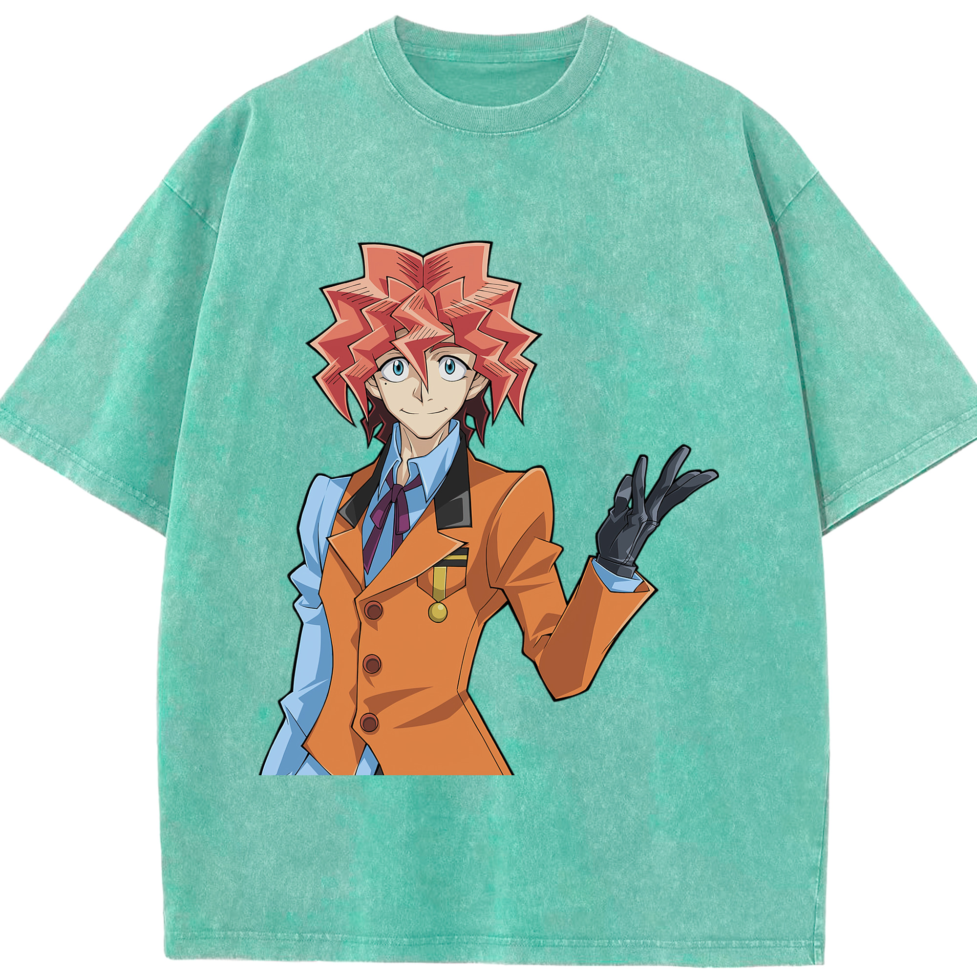 （画像用） 遊☆戯☆王 Yu-Gi-Oh! 綿100% ヴィンテージ風 半袖Tシャツ（フロントプリント）
